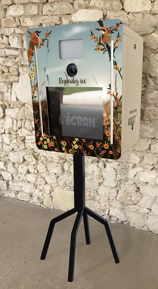 Exemple de photobooth à louer à nort sur erdre